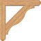 Ekena Millwork Funston Craftsman Smooth Bracket w/ Offset Brace, Western Red Cedar, 7 1/2"W x 42"D x 42"H BKT0806X42X42FST04SWR - alternate 2